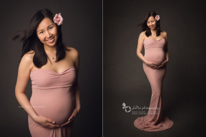 Vancouver maternity photographer - Pregnancy gown designed by JaNa photography
