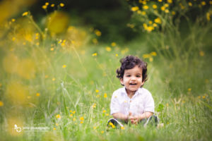 Vancouver outdoor family photography - yellow flower
