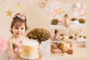 baby girl-gold-setup-jana-photography