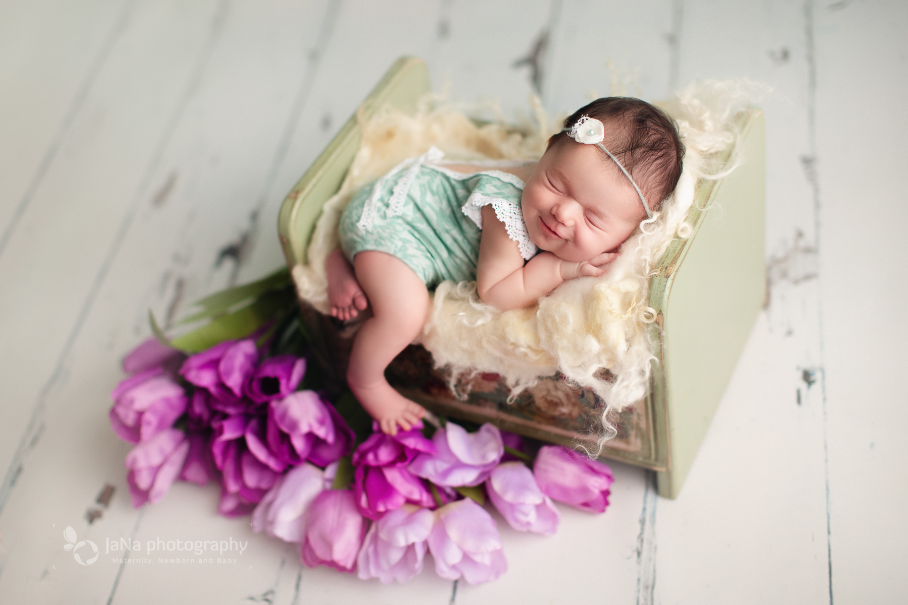 Vancouver newborn girl photography - Layla