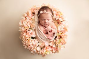 vancouver newborn photography - Stephanie - floral