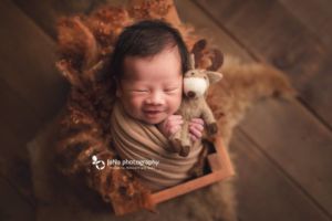 newborn photography - reindeer