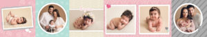 newborn photography accordion mini album