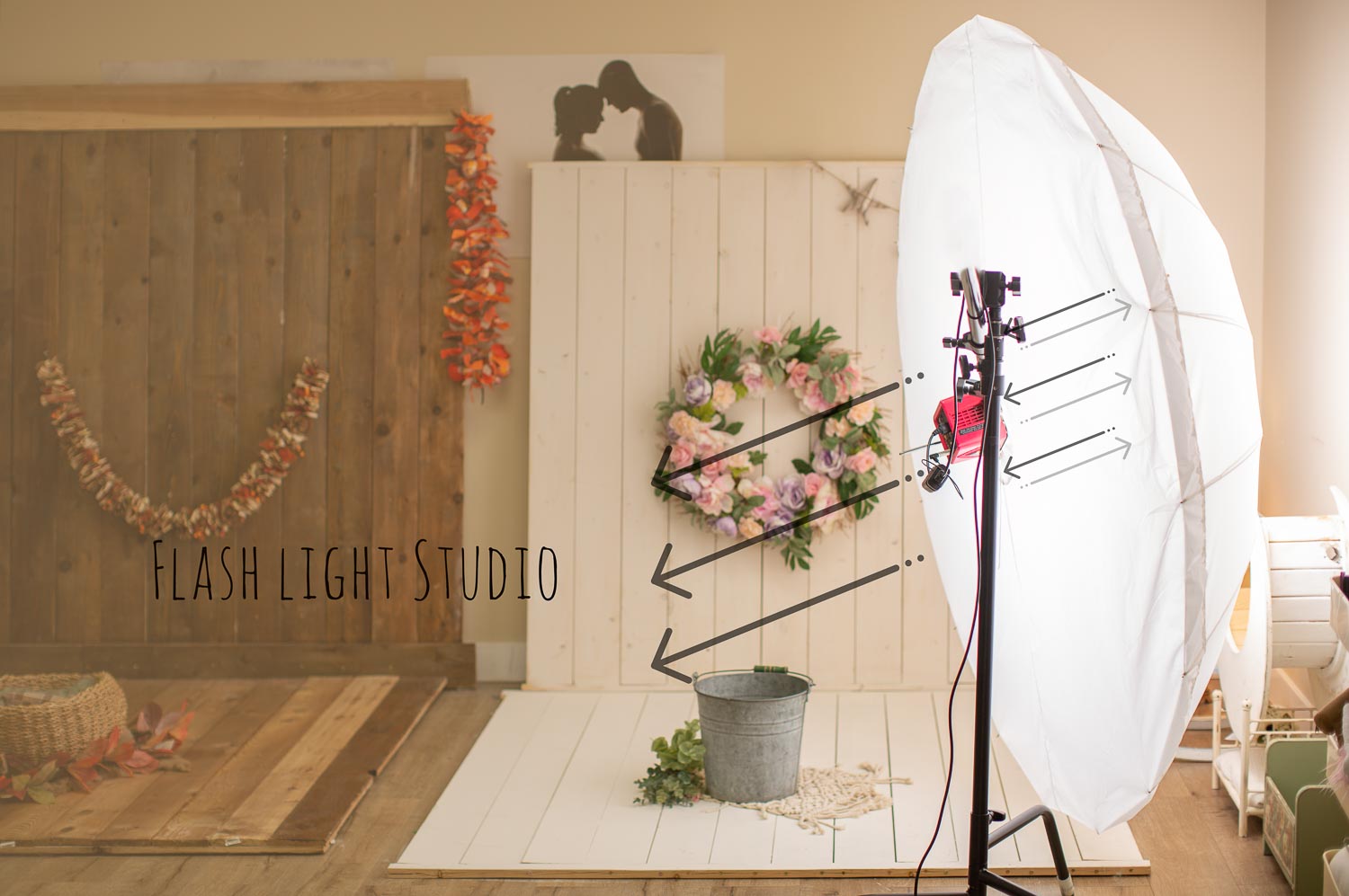 Is studio flashlight photography safe for babies and newborns?