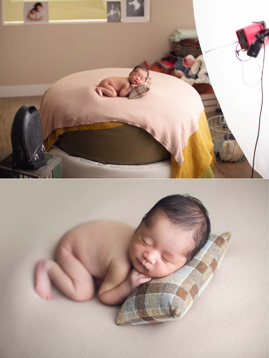 How we started our successful maternity and newborn photography business - baby boy - back stage - 