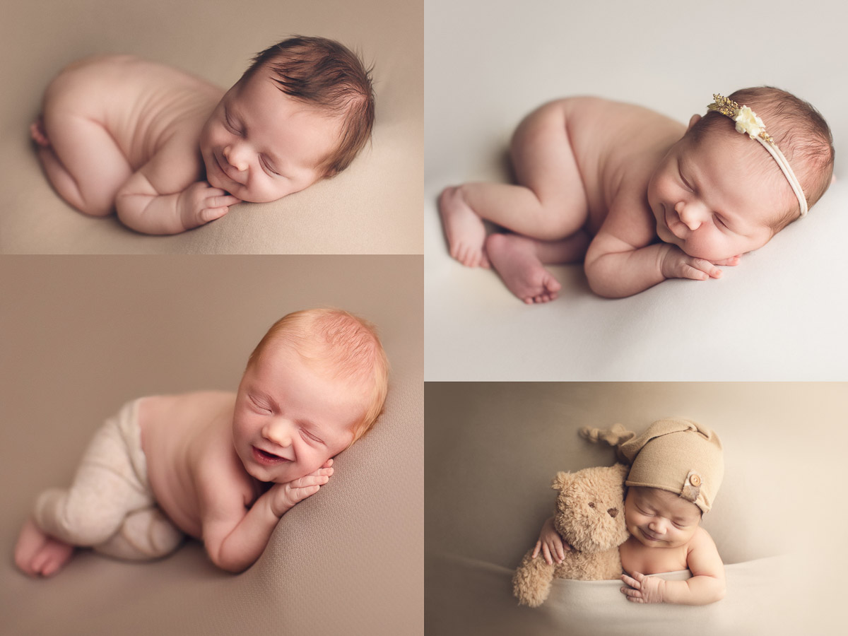 how make newborn baby smile - vancouver newborn photography