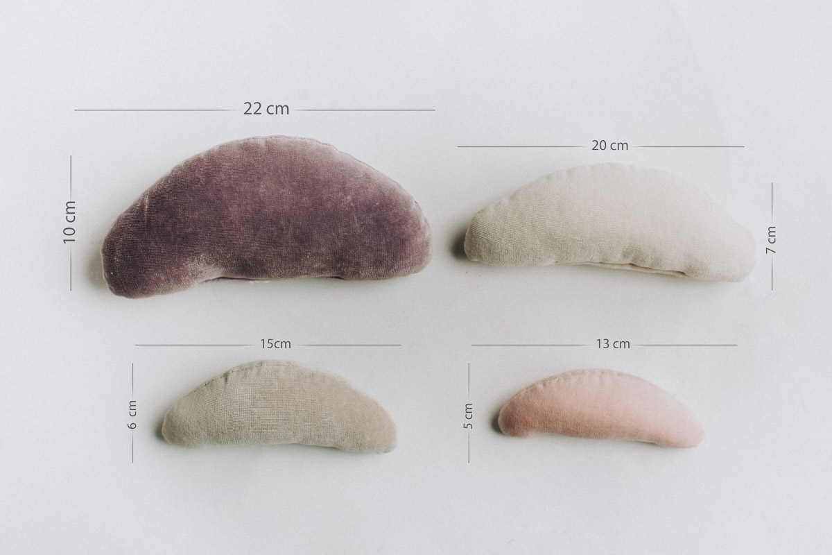 posing pillows bean sizes