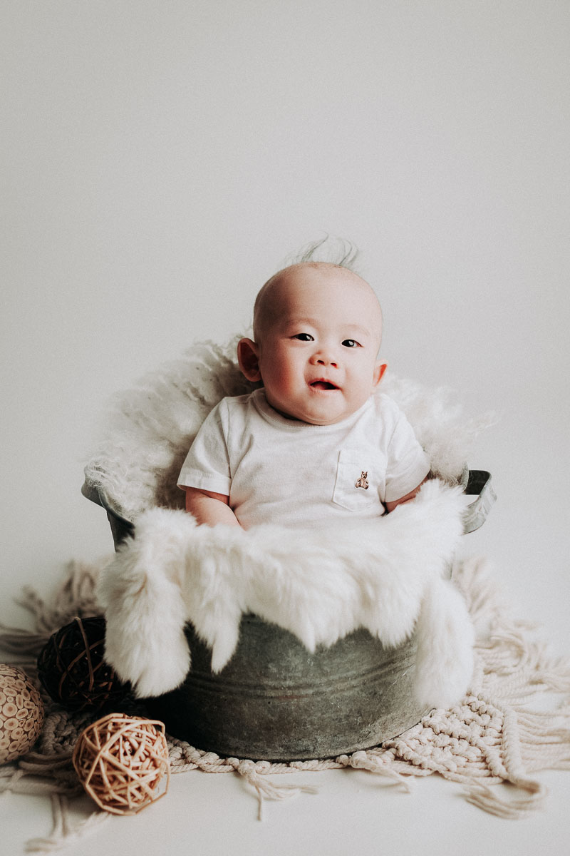 100 days baby boy photoshoot