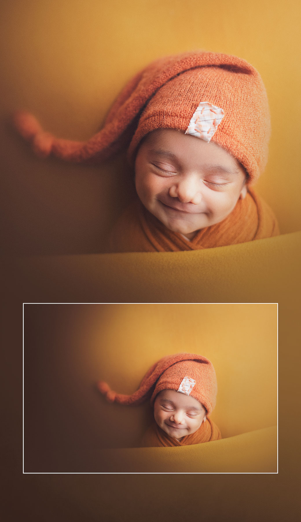  vancouver - surrey and burnaby - boy orange background with hat