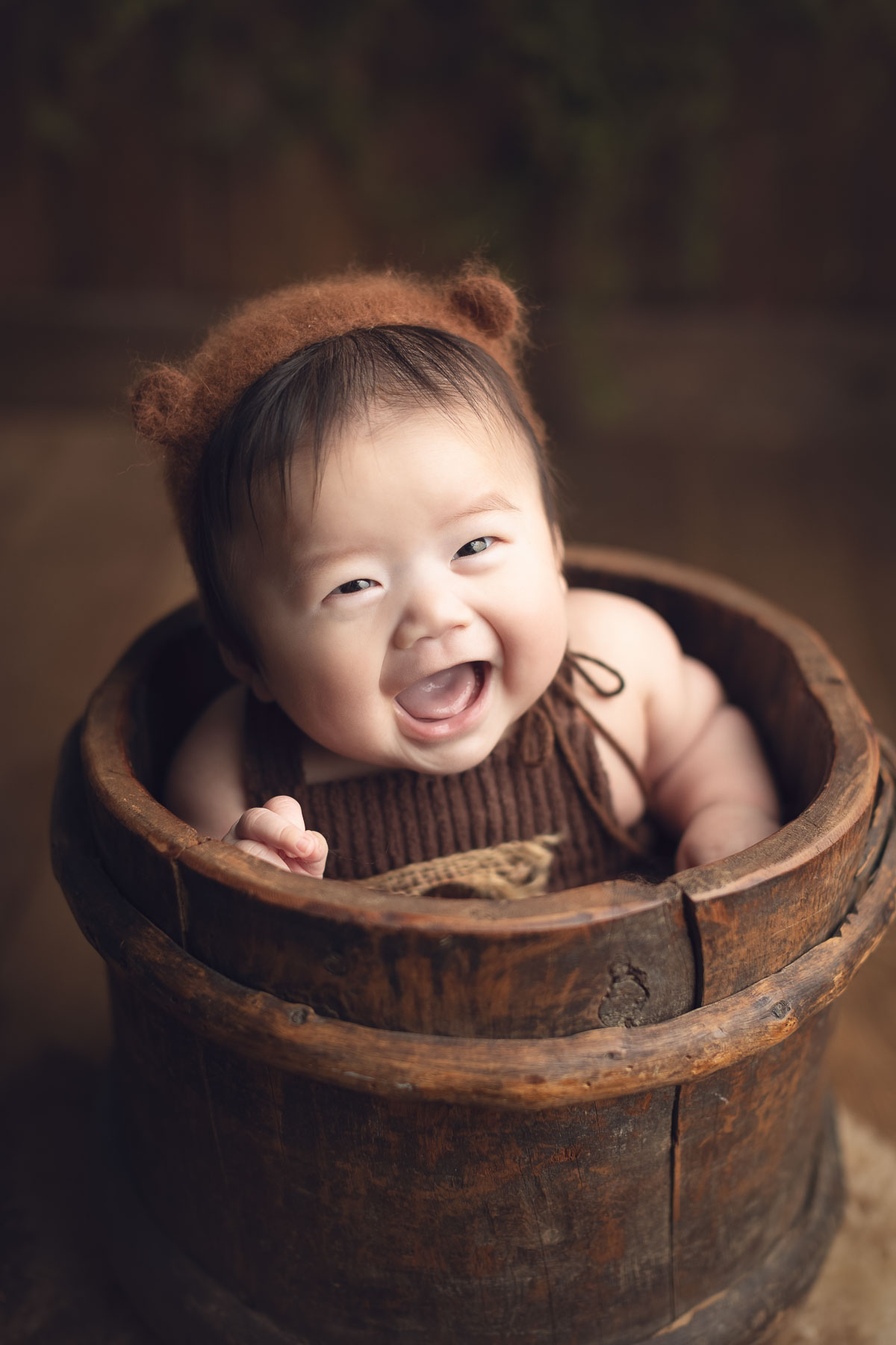 happy baby boy - top 3 best newborn photographer studio