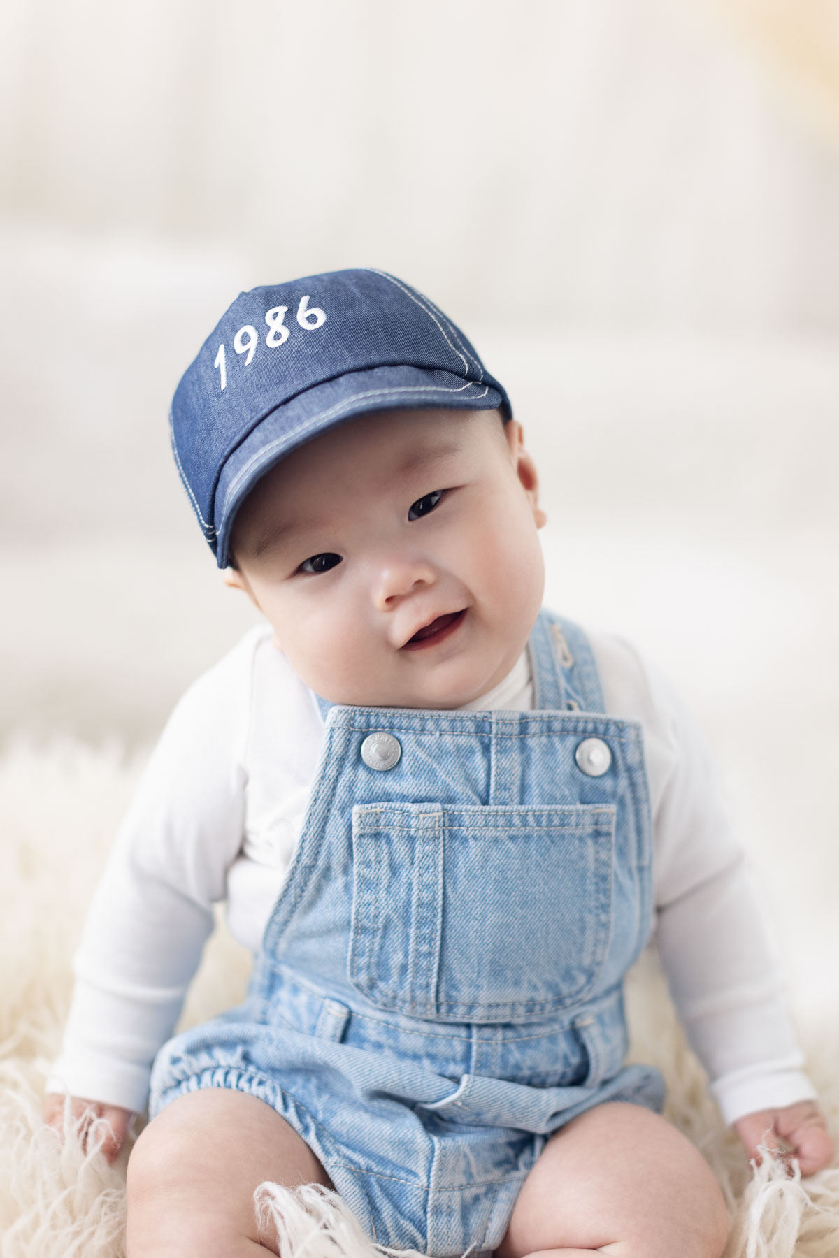 baby boy 3 months smiling