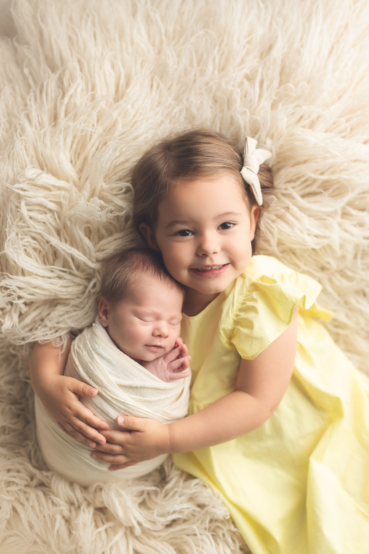 newborn baby black and white