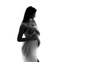 maternity photography white gown - Jana | Vancouver BC