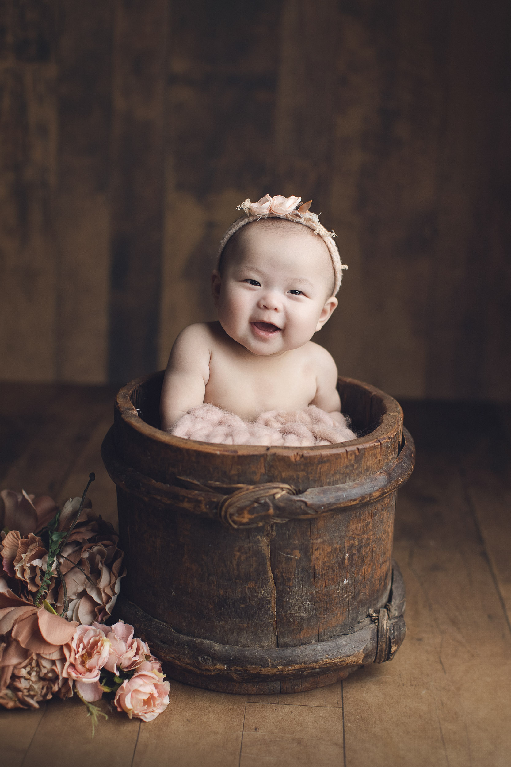 100 Days Baby Photography Vancouver traditional 100-day celebration portrait