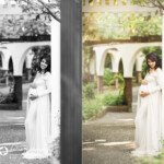pregnancy picture in a beautiful park in north vancouver bc