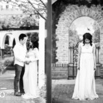 black and white picture of a maternity photo - Park Tilford Gardens